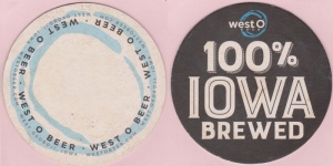 beer coaster from Wild Boar Brewing Co ( IA-WEST-5 )