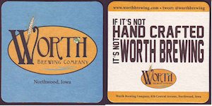 beer coaster from Zele Brewing Co ( IA-WRT-2 )