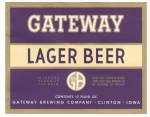 beer label from Geise, Conrad ( IA-GATE-LAB-1 )