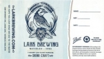 beer label from Limestone Brewers ( IA-LARK-LAB-1 )