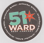 beer coaster from 9-0-5 Brewing Co. ( IL-51ST-1 )