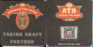 beer coaster from Arrowhead Ales Brewing Co. ( IL-AROU-1 )