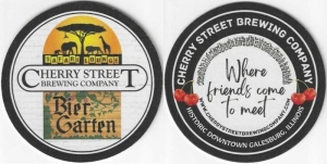 beer coaster from Chicago Beer Company ( IL-CHER-1 )