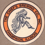 beer coaster from Church Street Brewing Co. ( IL-CHF-2 )