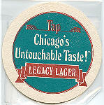 beer coaster from Chicago Brewing Co. ( IL-CHIC-1 )