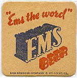 beer coaster from Cerveza Fiesta ( IL-EMS-1 )