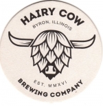 beer coaster from Half Acre Beer Co. ( IL-HAIR-1 )