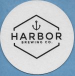 beer coaster from Harborside Beverage Group ( IL-HARB-1 )