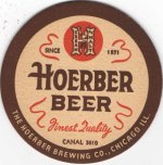 beer coaster from Holzlager Brewing Company ( IL-HOE-1 )