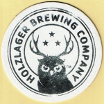 beer coaster from Home Brewery ( IL-HOLZ-1 )