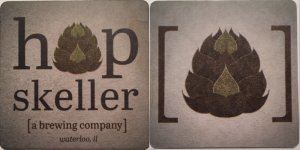 beer coaster from Hopvine Brewing Co. ( IL-HOPS-3 )