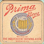 beer coaster from Industry Ales ( IL-IND-2 )