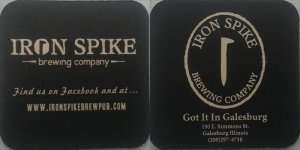 beer coaster from is/was Brewing ( IL-IRON-2 )