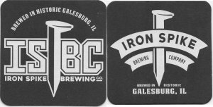 beer coaster from is/was Brewing ( IL-IRON-3 )