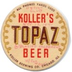 beer coaster from LaGrow Organic Beer Co. ( IL-KOL-2 )