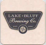 beer coaster from Lake Effect Brewing Co. ( IL-LAKE-1 )