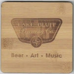 beer coaster from Lake Effect Brewing Co. ( IL-LAKE-3 )