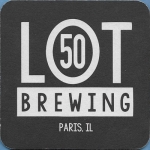 beer coaster from Louis J. Roth Brewery ( IL-LOT5-1 )