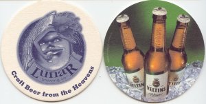 beer coaster from MacDonald Brewery ( IL-LUNA-1 )