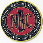 beer coaster from New Athens Brewery ( IL-NEV-1 )