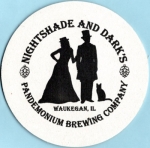 beer coaster from Nik & Ivy Brewing Company ( IL-NIGT-1 )