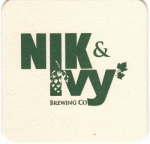 beer coaster from Niteglow Beer Co. ( IL-NIKI-1 )