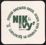 beer coaster from Niteglow Beer Co. ( IL-NIKI-3 )