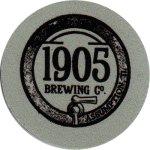 beer coaster from 206 Brewing Company ( IL-NINE-1 )