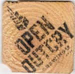 beer coaster from Opera House Brewing Company ( IL-OPEN-1 )