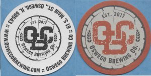 beer coaster from Ottawa Brewing Assoc. ( IL-OSWE-1 )