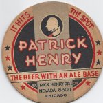 beer coaster from Pavichevich Brewing Co. ( IL-PAT-2 )