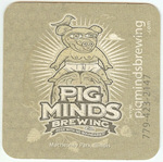 beer coaster from Pilot Project Brewing ( IL-PIG-1 )