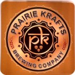 beer coaster from Prairie Rock Brewing ( IL-PKB-1 )