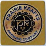 beer coaster from Prairie Rock Brewing ( IL-PKB-5 )