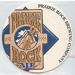 beer coaster from Prairie St. Brewing Co. ( IL-PRAI-2 )