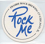 beer coaster from Prairie St. Brewing Co. ( IL-PRAI-4 )