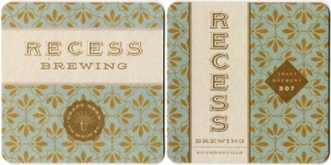 beer coaster from Reinstone Brewing Co. ( IL-RECS-4 )