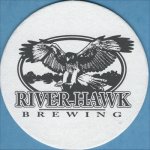 beer coaster from River West Brewing Co. ( IL-RIVH-1 )