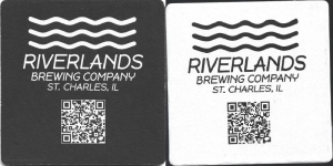 beer coaster from Riverside Brewing Co. ( IL-RIVR-4 )