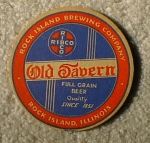 beer coaster from Rock River Brewing Co. ( IL-ROC-2 )