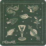 beer coaster from Rolling Meadows Farm Brewery ( IL-ROEB-1 )