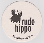 beer coaster from Ruehl Bros. Brewing Co. ( IL-RUDH-1 )