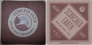 beer coaster from Scratch Brewing Co. ( IL-SCOR-1 )