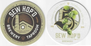 beer coaster from ShadowView Brewing Co.  ( IL-SEWH-4 )