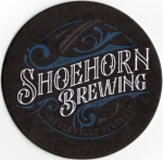 beer coaster from Short Fuse Brewing Company ( IL-SHOE-1 )