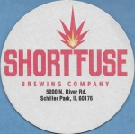 beer coaster from Side Lot Brewery ( IL-SHOF-3 )