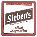 beer coaster from Sieben