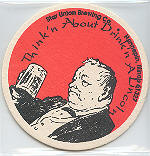 beer coaster from Star Union Products (Brewery) Co. ( IL-STU-1 )