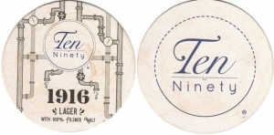 beer coaster from Thornton Brewing ( IL-TEN-4 )