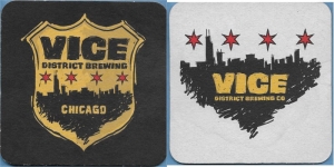 beer coaster from Village Vintner Winery & Brewery  ( IL-VICE-3 )